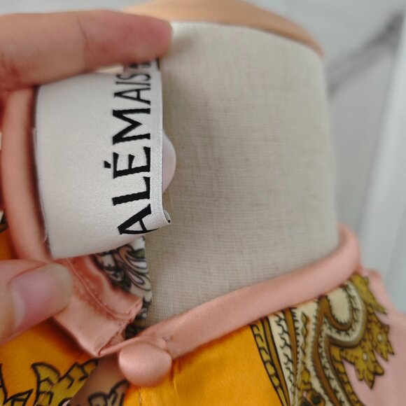 Alemais Multi Clemenza Silk Midi Dress - Picture 10 of 11